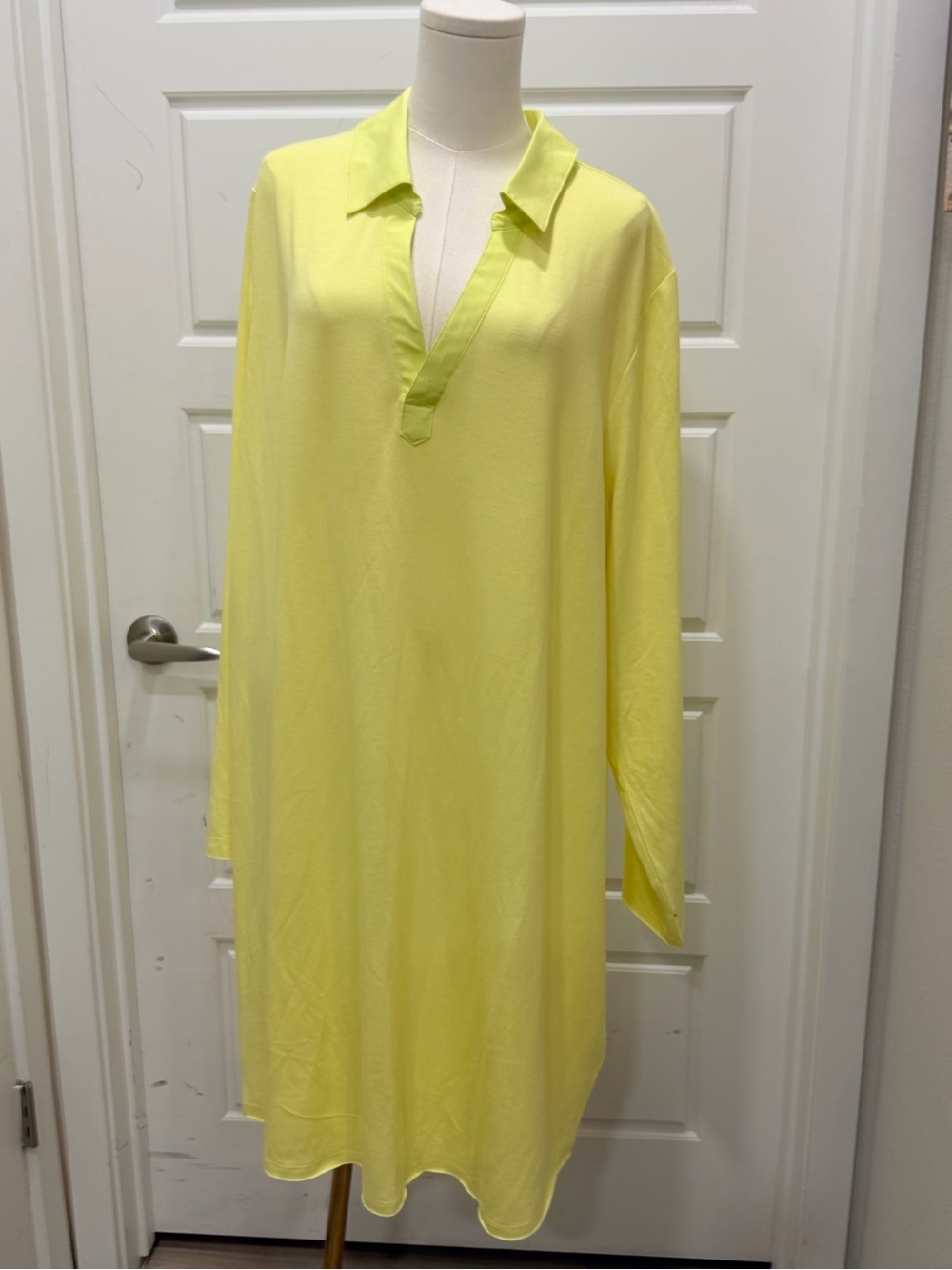 Candace Cameron Bure Soft Pastel Yellow Women's Sweater - Picture 3 of 7